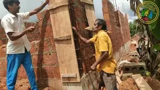 How to make piller Box for builded wall ಕಟ್ಟಿದ ಗೋಡೆಯಲ್ಲಿರುವ ಪಿಲ್ಲರ್ಗೆ ಬಾಕ್ಸ್ ಮಾಡಿಕೊಳ್ಳುವುದು ಹೇಗೆ