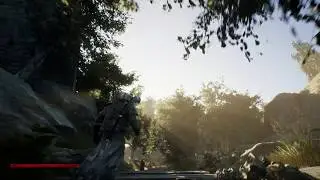 Project Exyl - 2 handed hammer combat test (UE 4.25)
