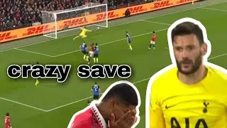 Hugo Lloris wondefull Saves vs Manchester United