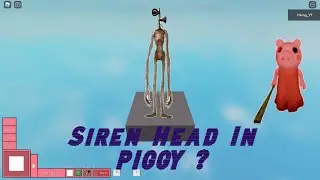I Built Siren Head In ROBLOX PIGGY!!