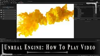 How to Play a video in a Media plate, Static Mesh or Widget - Unreal Engine