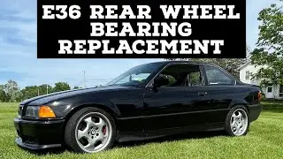 E36 BMW REAR WHEEL BEARING REPLACEMENT: Plus tools to do it all right!