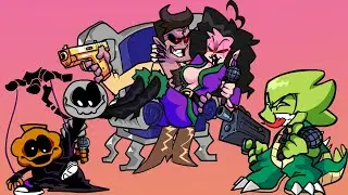 FNF MOD НА ДВОИХ НАШЕЛ СБОРНИК БОЛЬШЕ ЧЕМ У МЕНЯ МНОГО КРУТЫХ ГЕРОЕВ И ПЕСЕН