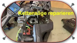 Kettensäge reparieren.