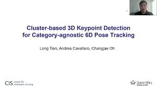 Unsupervised cluster-based 3D keypoint prediction for category-agnostic pose tracking - Long Tian