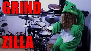 GRINDZILLA - Swine party drum cover (Toshinquandon - Deathgrind / Groovy Goregrind)