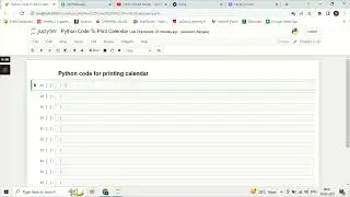 Python Code For Printing A Calendar