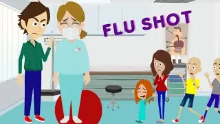 Boris Misbehaves at his Flu Shot/grounded