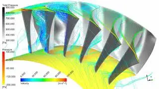 Simulation of flow in axial fan