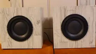 DIY Subwoofer Morel uw958 + BASH 500W Digital Plate Amplifier