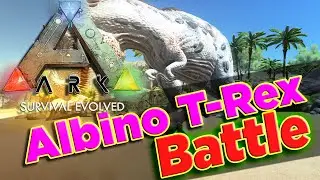 Ark: Survival Evolved Jurassic World Arena Sabertooth Trex Battle Tame Guns Rifle Server