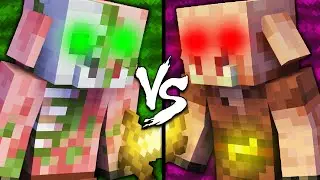 Zombified Piglin vs Piglin - Minecraft