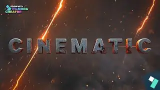 Cinematic Trailer Title Opener in Filmora 13 | Create Epic Title Intro