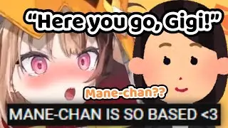 Gigi's Mane-chan Kept Jumping In to Help Out During Her Stream 【Osekkai VA】