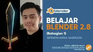 Tutorial Blender 2.8 BAHASA MELAYU (Bahagian 1) ▌Blender 2.8 Tutorial For Beginners MALAY (Part 1)