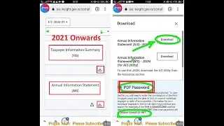 🔥 How to download Form26-AS in 2021| Form-26AS is now AIS |AIS, TIS download from incometax.gov 2022
