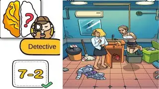 Brain out Detective level 7-2 Walkthrough Solution