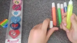 Обзор. Гель с блестками и ластики?❤❤❤