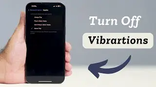 How to Turn Off Vibration on iPhone (2026)