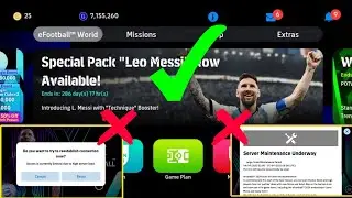 How To Open eFootball 2024 Mobile | How To Fix Maintenance Problem