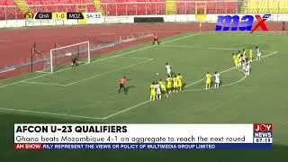 Ghana beats Mozambique 4-1 on aggregate to reach the next round - AM Sports on JoyNews