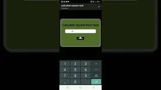 check square root your number in javascript program 🔥|| shorts||