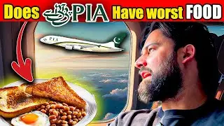 Honest Review of PIA In-Flight Breakfast at 45,000 ft | PIA Food Experience 2024 | JED to ISB
