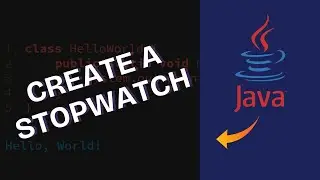 How to Create Stopwatch in Java using System Time 2025?