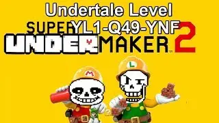 Here's My Undertale Level =) (Super Mario Maker 2)