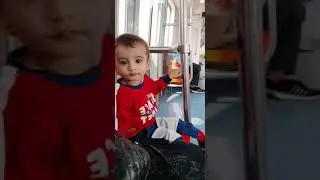 Mohammad Arsalan in a metro with Maas