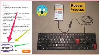 Getapps Captcha Problem 2020 | OTG + Keyboard = Redeem | @UditSaini