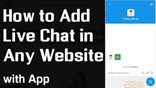 How to add Live Chat Plugin / Widget in Any Website - PHP / Wordpress / HTML