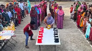 নতুন গ্রামে আজব লুডু খেলার আনন্দে গ্রামবাসী কিভাবে মেতে উঠলো দেখুন ? মজার খেলায় সবাই পুরস্কার জিতলো