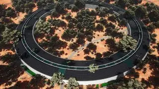 Unreal Engine 5 RTX 3090 Apple Park 2077
