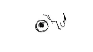 Drawing a face//Digital Art