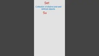 Sets | Subsets | Class 11
