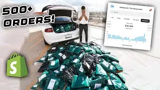 SHIPPING 500+ ORDERS FOR MY BRAND