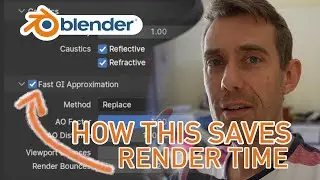 How to Render in Blender better | Fast Global Illumination Approximation Explained!!