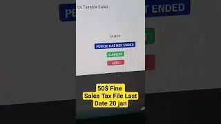 File your  Sales Tax  03251007843