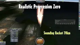 Kerbal Space Program RSS+RP0 - #3 Sounding Rocket 70km