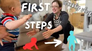 My baby took his FIRST STEPS at 10 MONTHS OLD  (mum vlog)