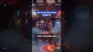 The First MYTHIC Emote in Apex Legends