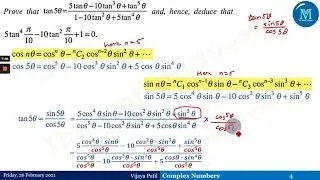 Complex Numbers | Expansion of Trigonometric Functions - Part 2