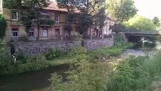 Река в центральной части города.