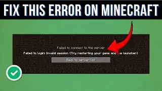 How To Fix Minecraft Failed To Login Invalid Session (Try Restarting Your Game) - 2026 QUICK GUIDE