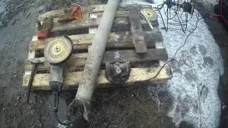 Снятие крестовины кардана , самый легкий способ !