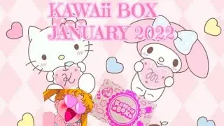 KAWAIIBOX JANUARY 2022 🙀💖🤍😸 🎀IT'S ADORABLE🎀 #kawaiibox #kawaii