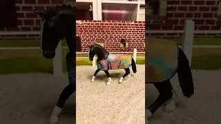 Blanket for Schleich horses♥️ #schleich #shorts #horse