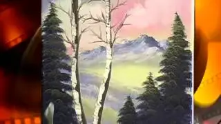 Painting Barks On Birch Trees