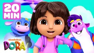 BRAND NEW Amigos Adventures! w/ Tico & Benny 💗 20 Minute Compilation | Dora & Friends